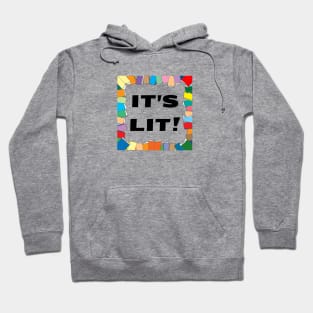 It's Lit | Books Pun Hoodie